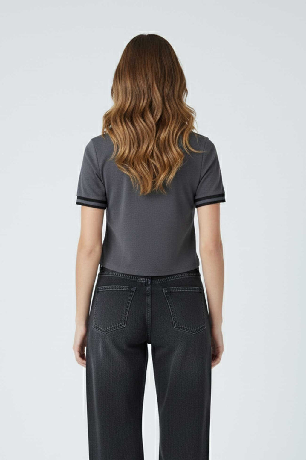 East West Women's Cropped Polo Shirt
