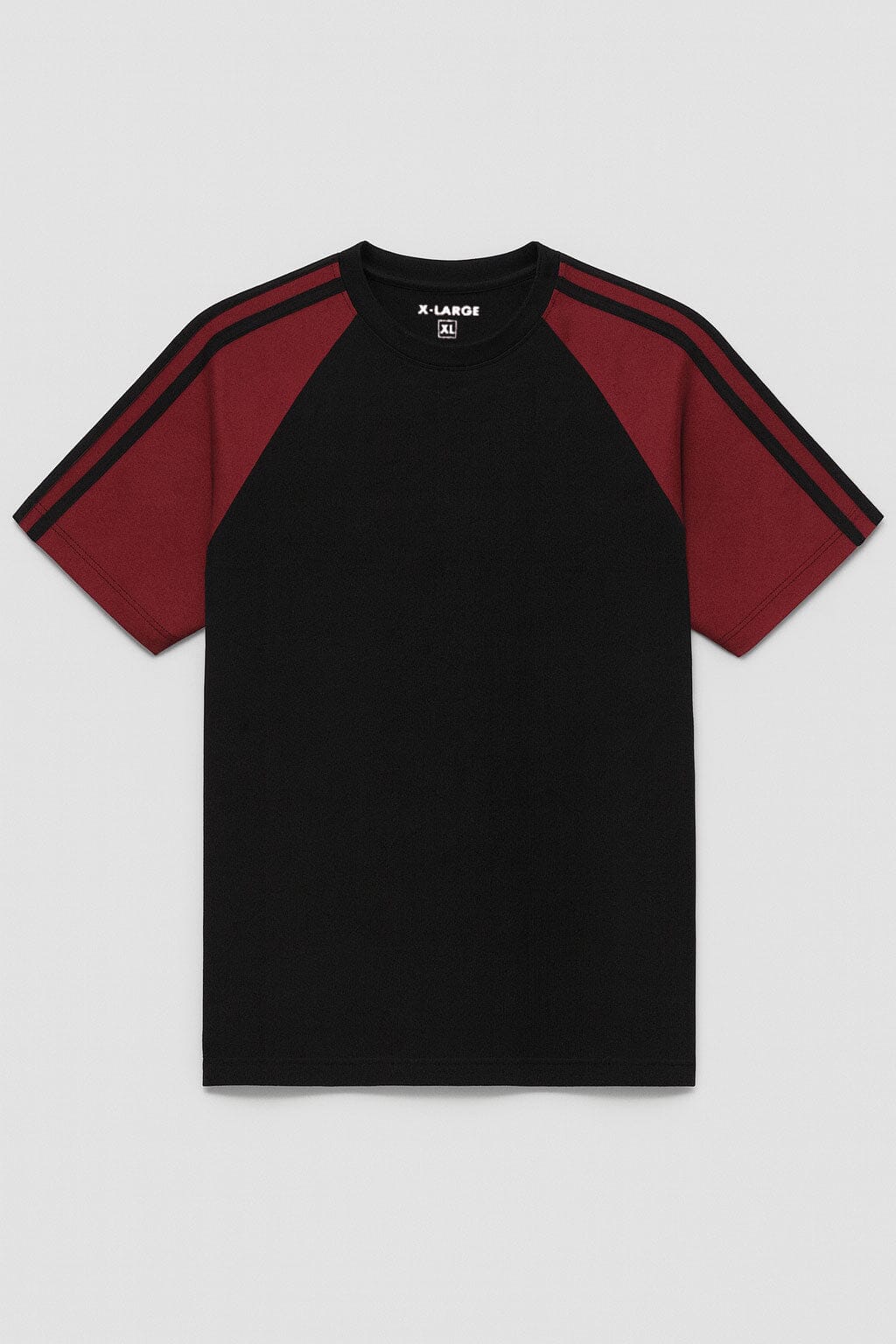 Men's Contrast Raglan Sleeve Tee Shirt