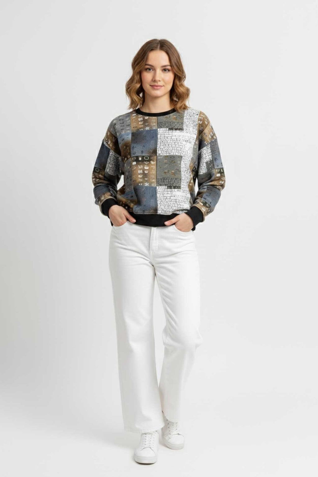East West Women's Collage Sweat Shirt