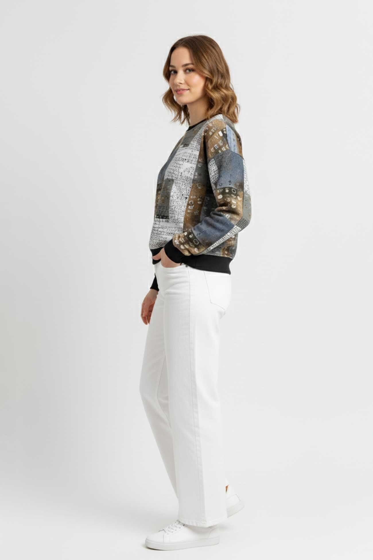East West Women's Collage Sweat Shirt