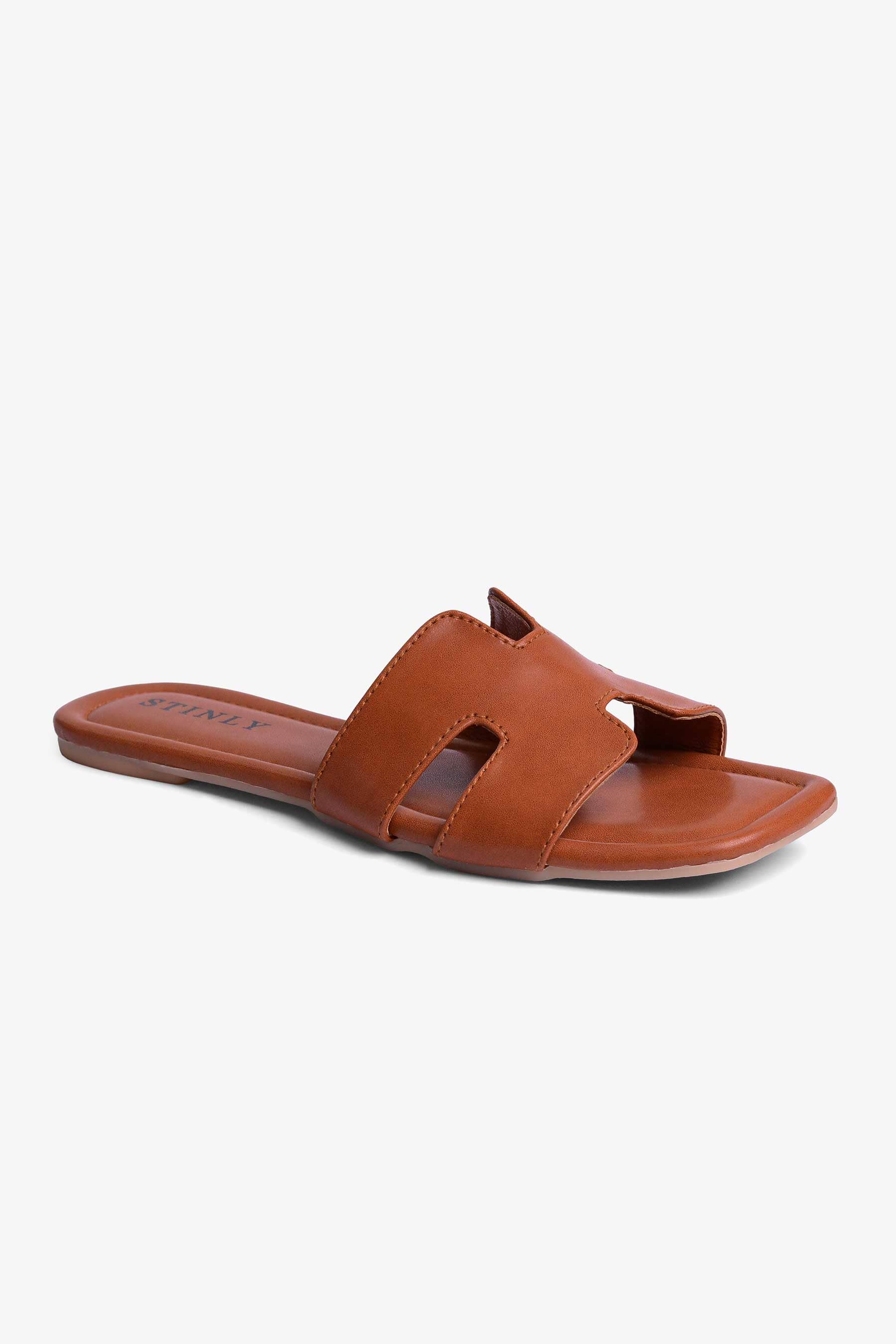 Stinly Women’s Criss-Cross Flat Chappal
