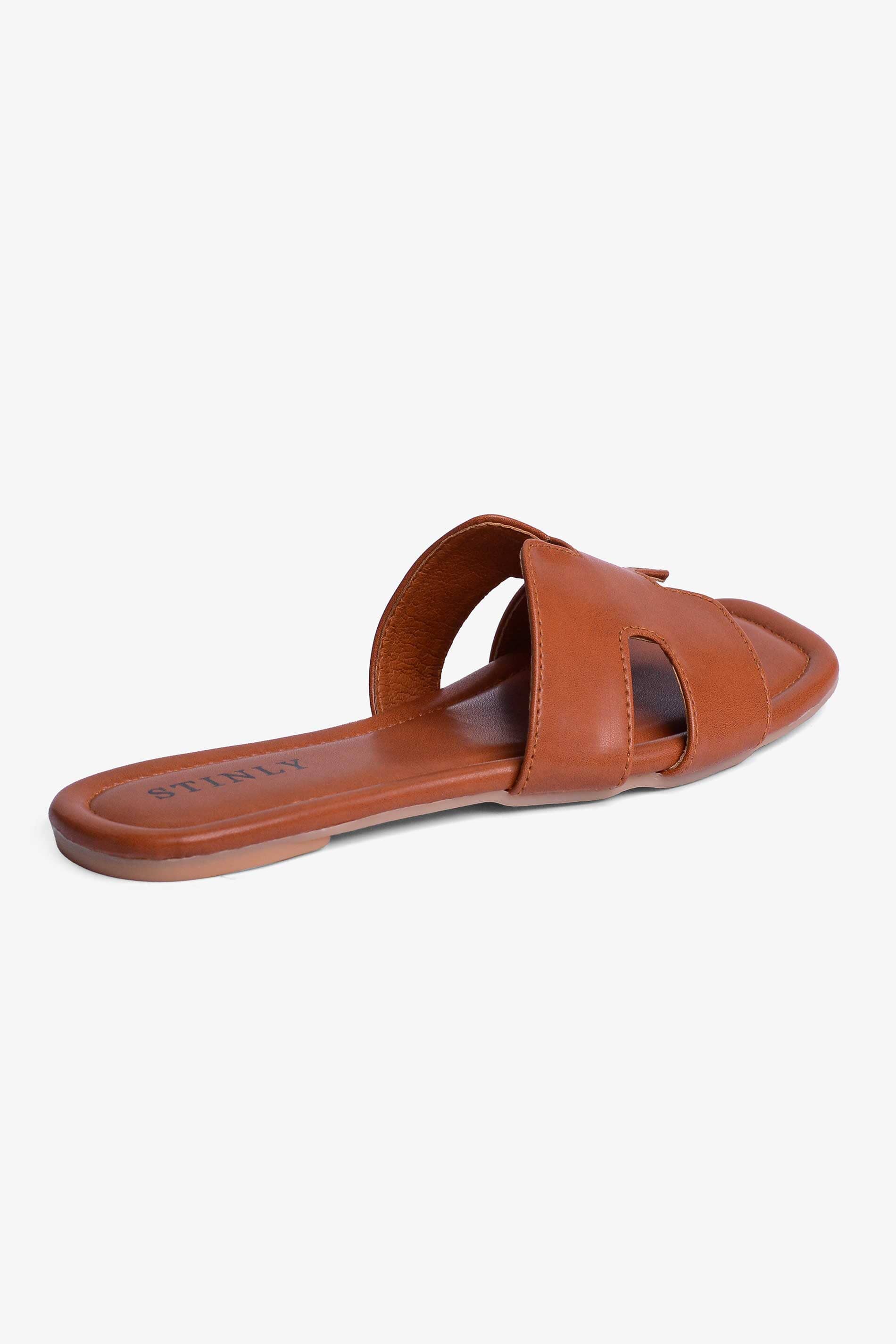 Stinly Women’s Criss-Cross Flat Chappal
